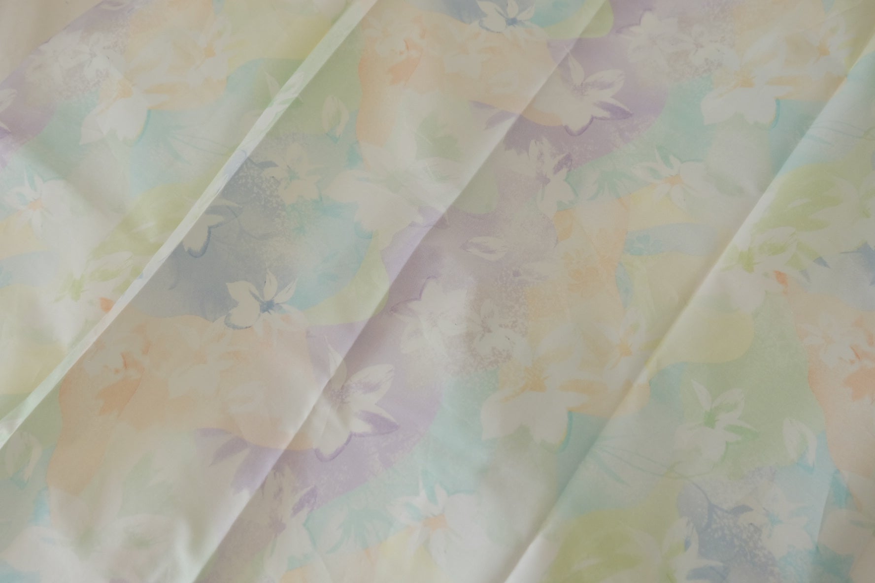 Dreamy Pastel Watercolor Cotton Poplin Fabric – 3.3 yd