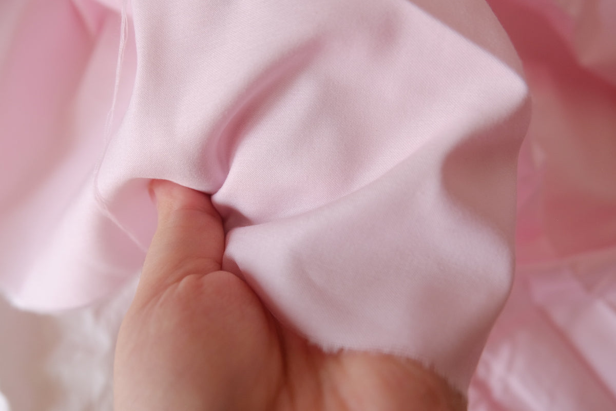 Blush Pink –Cotton Sateen Fabric – 3.28 yd