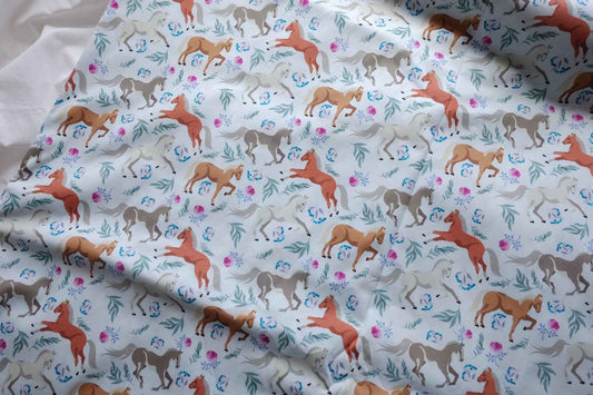 Wild Horses Cotton Poplin – 2.2 yd
