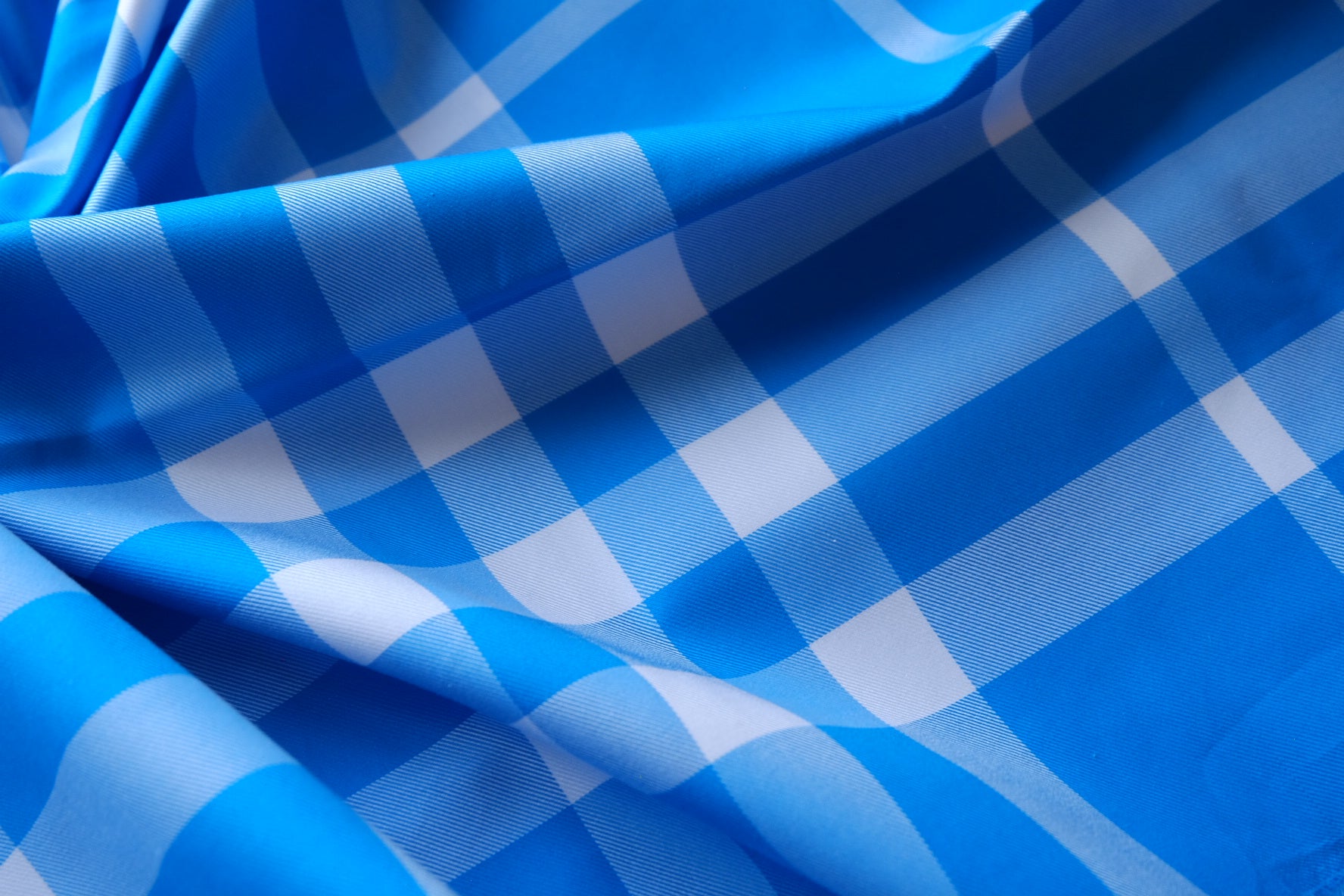 British Heritage Blue Check Cotton – 1.6 yd