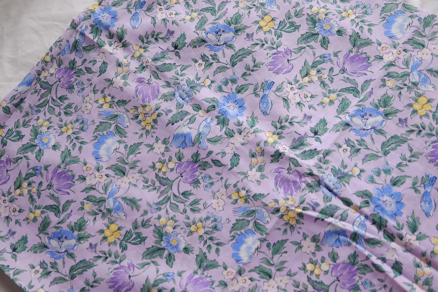 Lavender Garden Floral Cotton – 2.2 yd