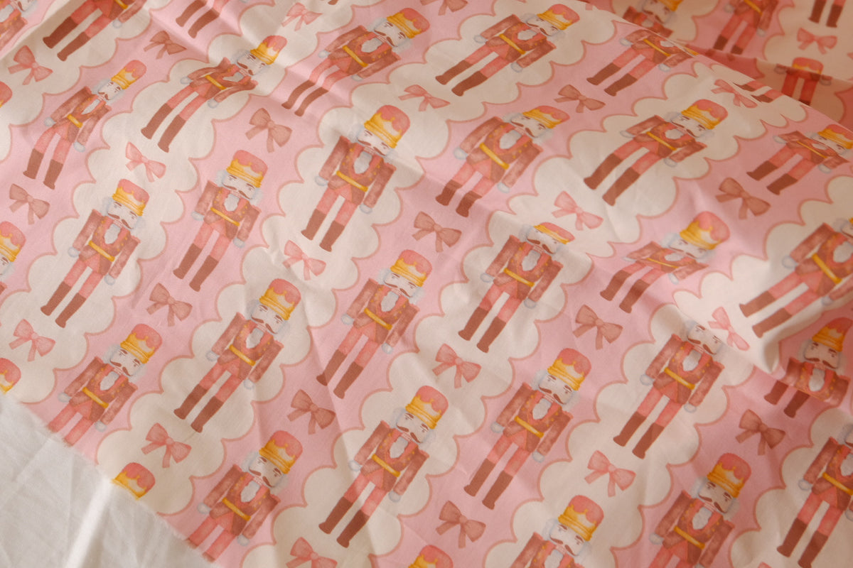 Pink Nutcracker Cotton Lawn – 0.8 yd