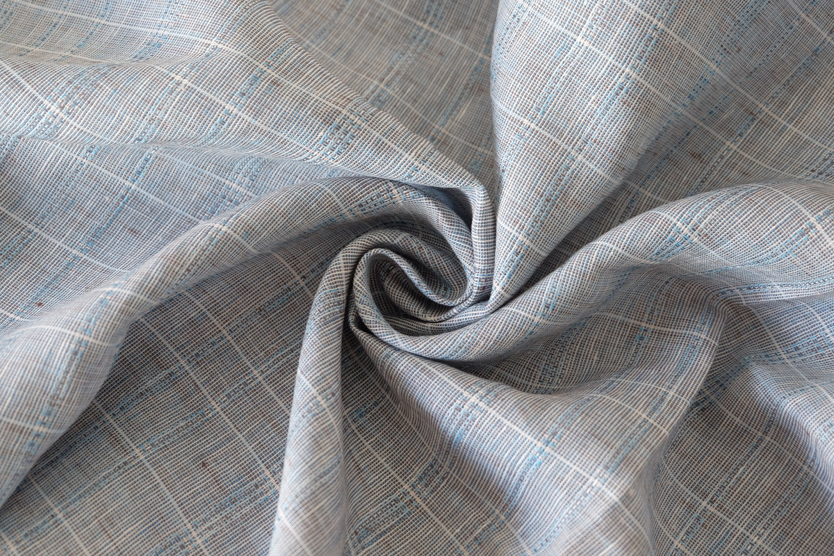 Blue Glen Check Pure Linen – 2.2 yd