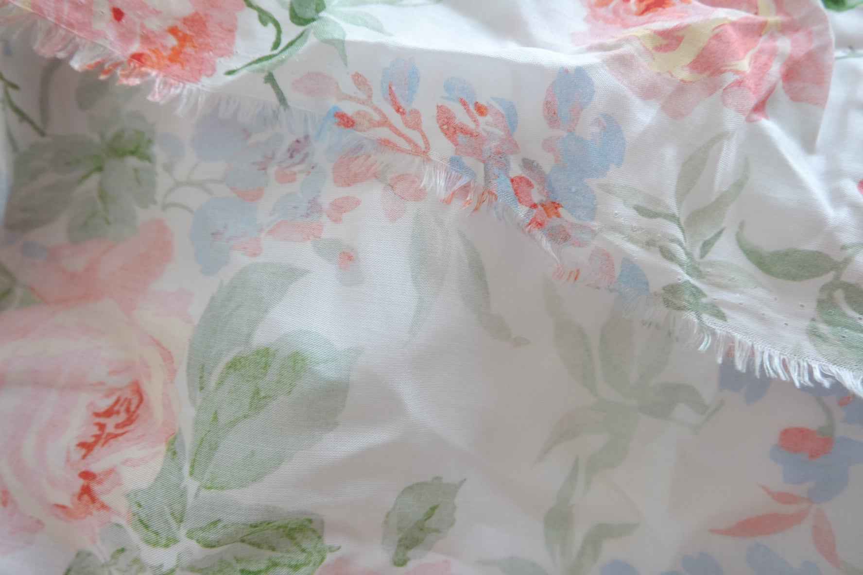 Summer Rose Rayon Challis Fabric - 3.28 yd
