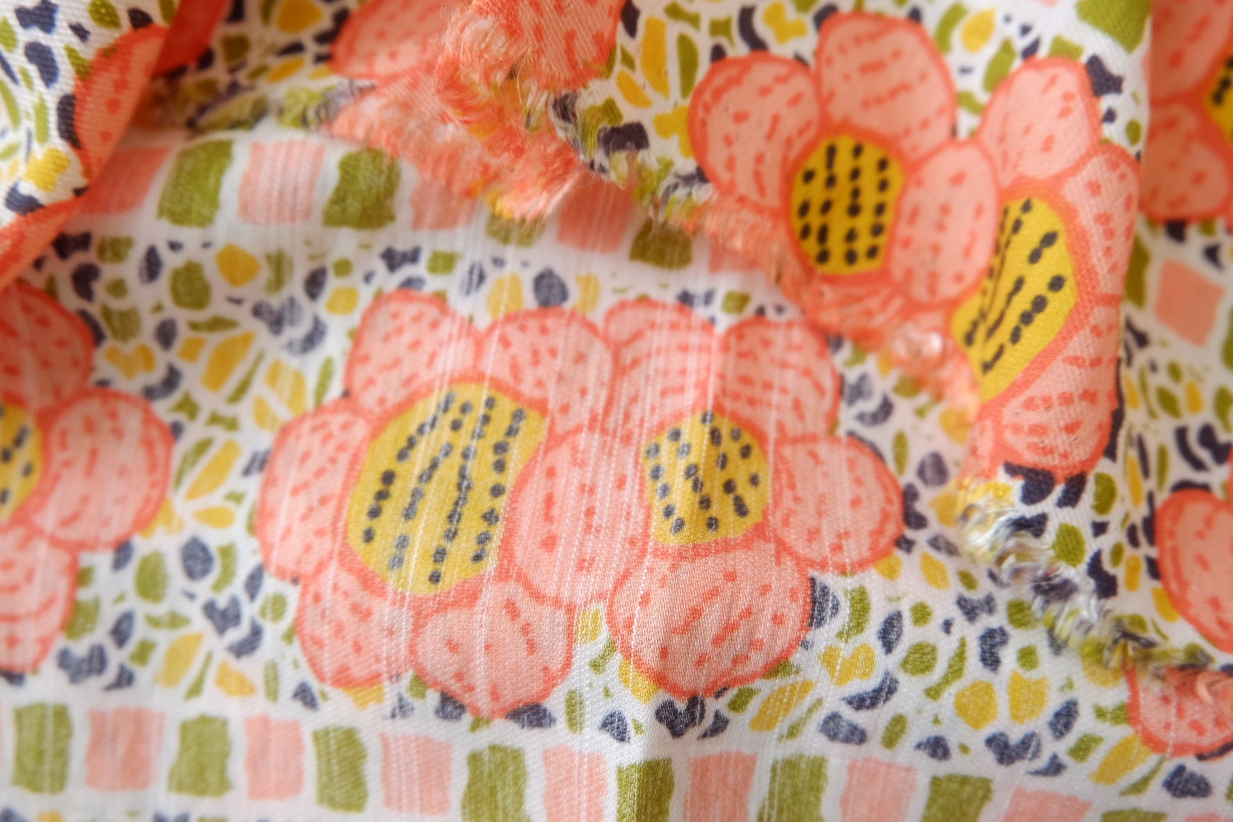 Double-Border Tencel Cupro Scenic Fabric 3.1 Yards