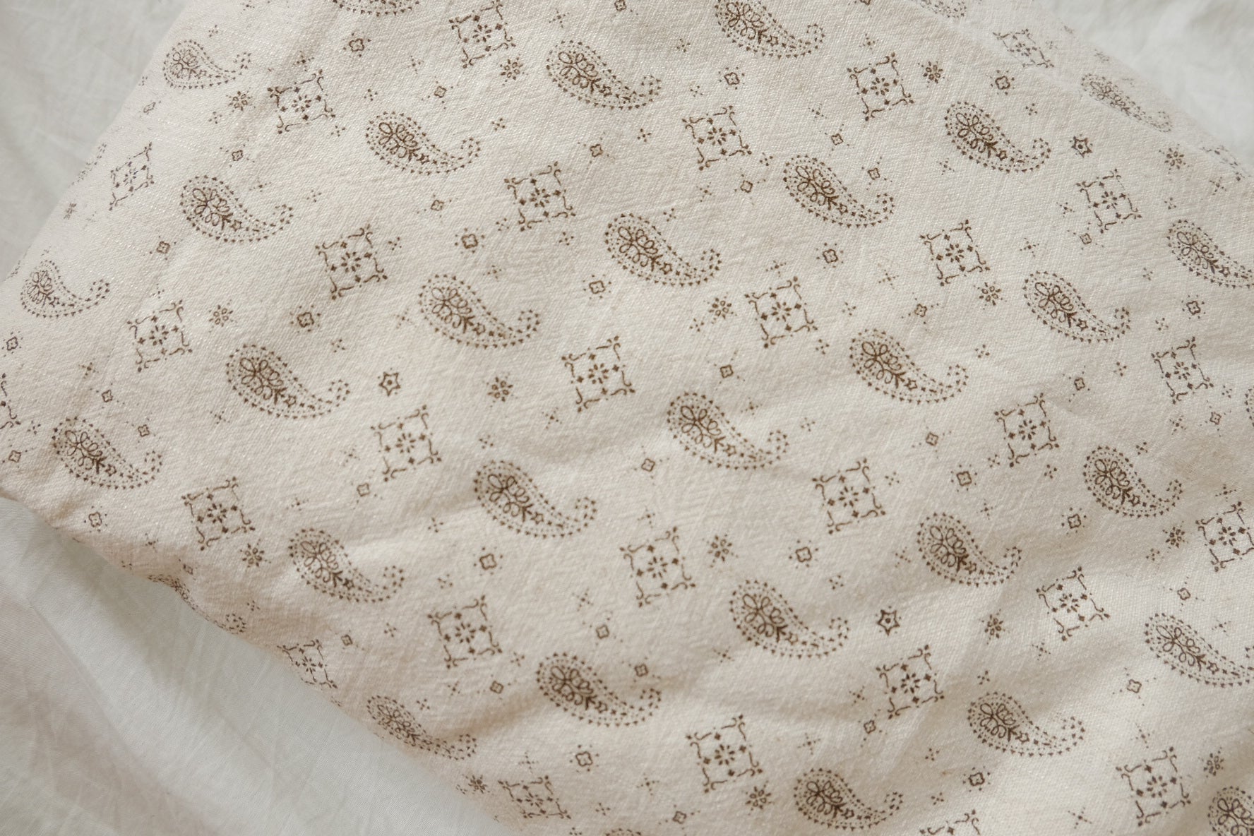 Washed Paisley Linen, 2.73 Yards