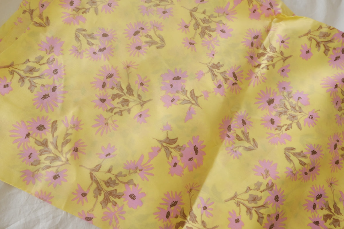 Buttercup Blossom Cotton Lawn – 2.2 yd