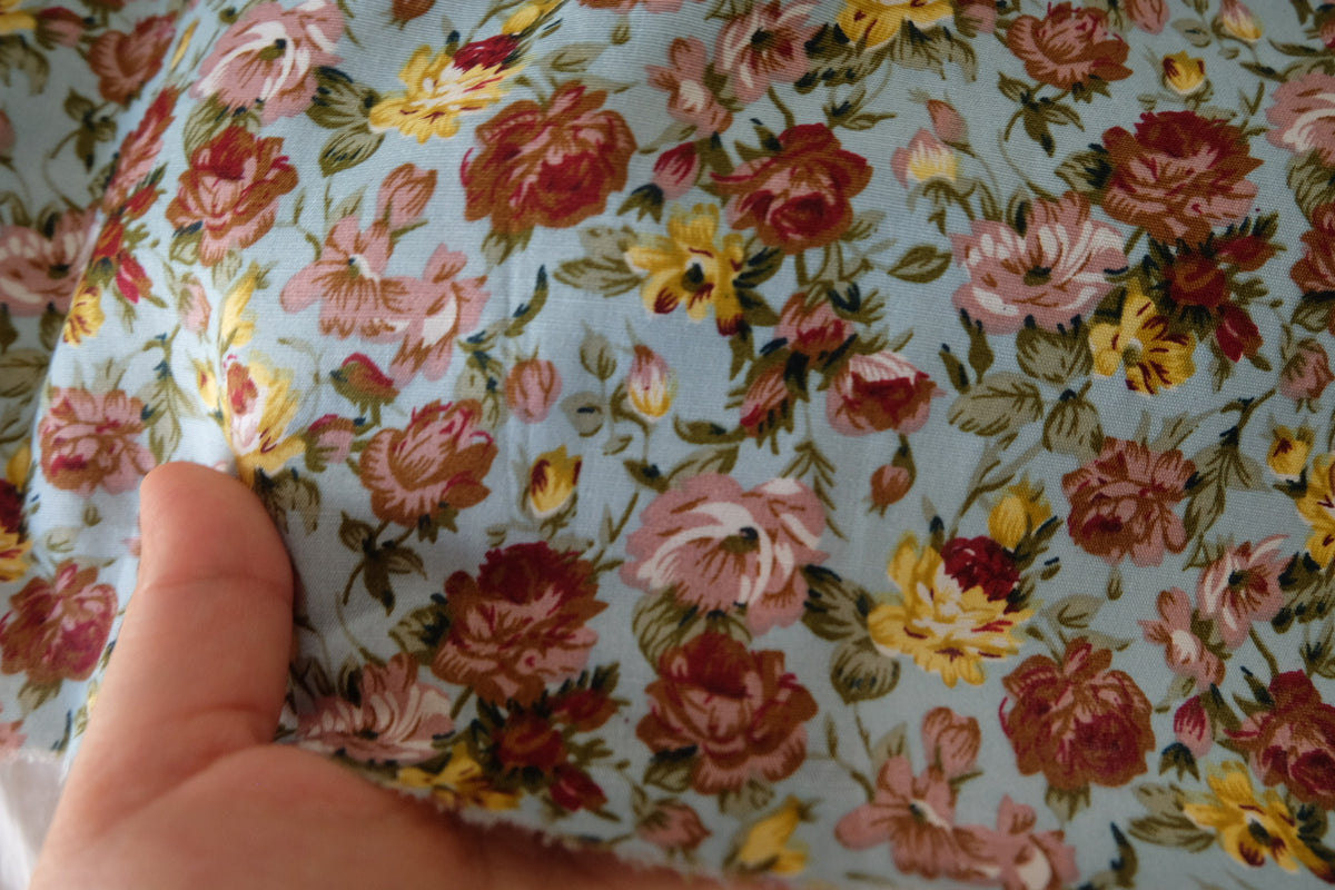 Vintage Rose Garden Cotton – 2.19 yd