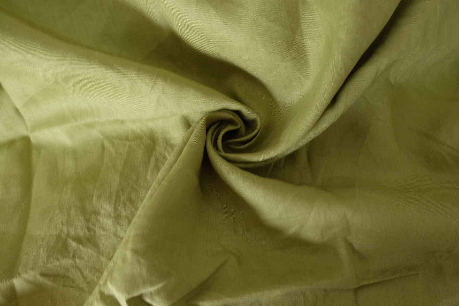 Light Olive Green Heavy Pure Linen — 1.64 yd