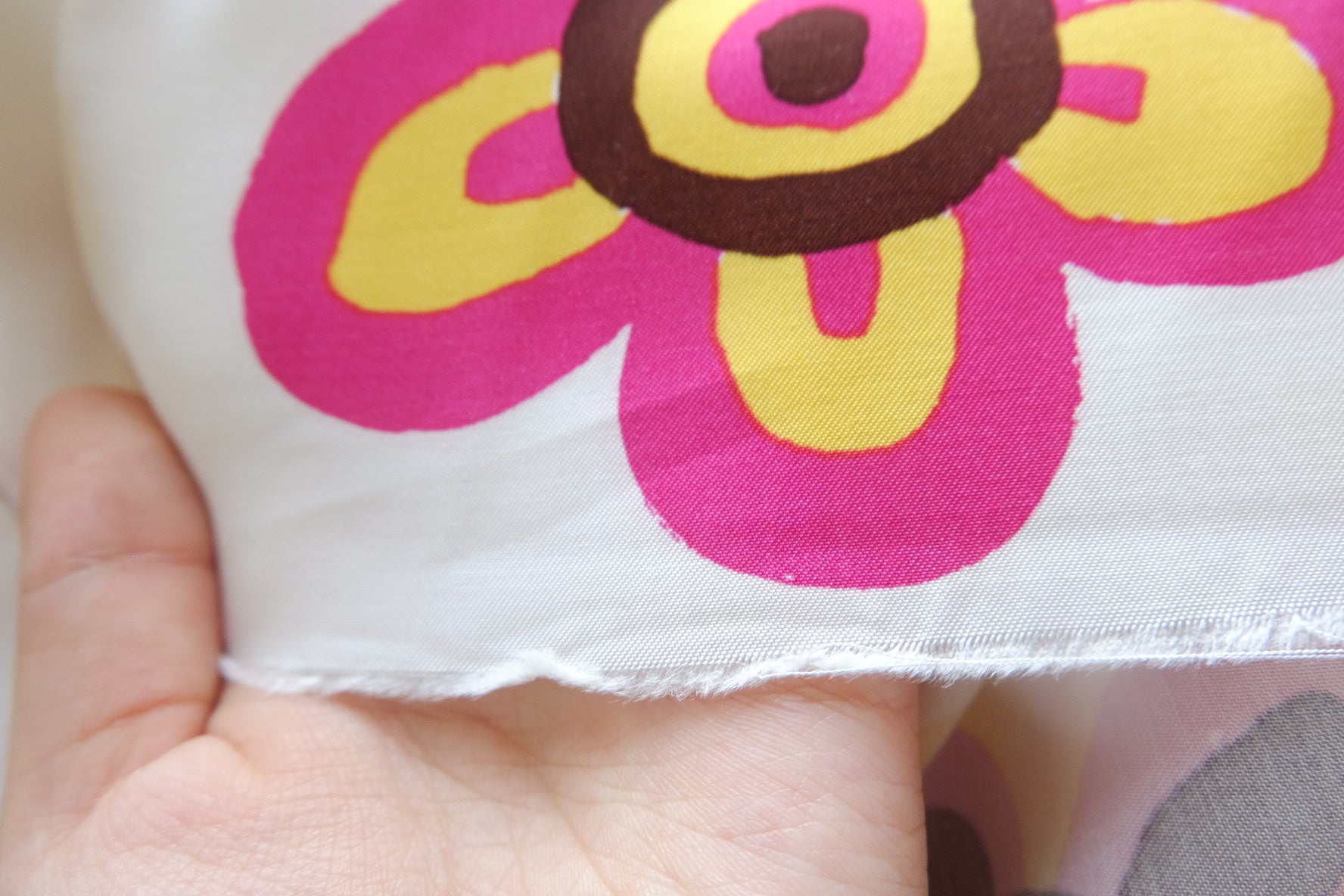 Happy Floral Cupro Twill Fabric - by Meter