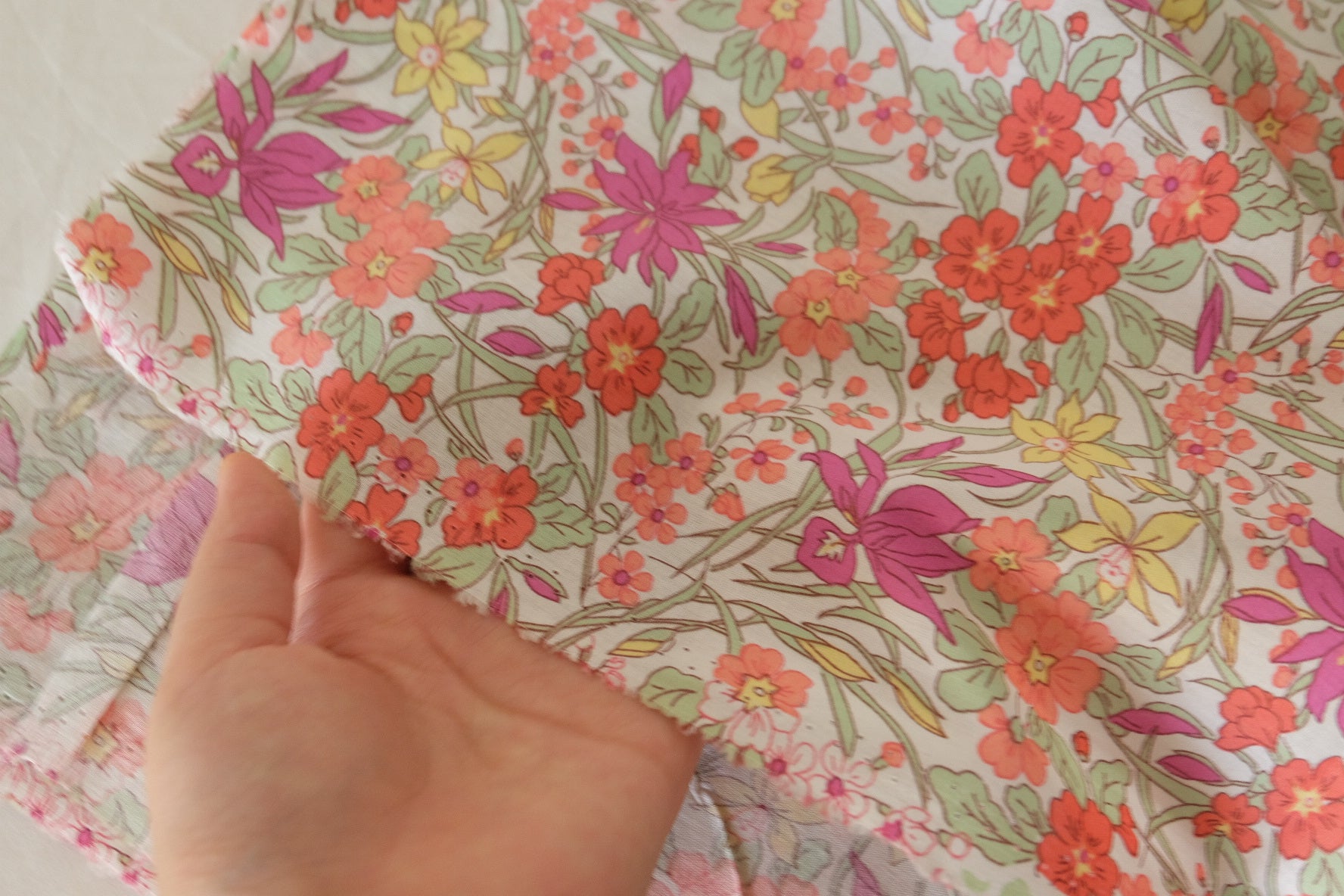 Vintage Garden Cotton Poplin Fabric – 4.2 yd