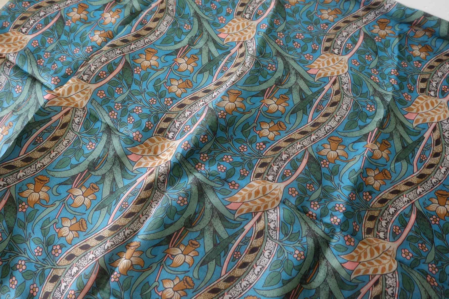 Botanical Tencel Ramie Print Fabric – 3.3 yd