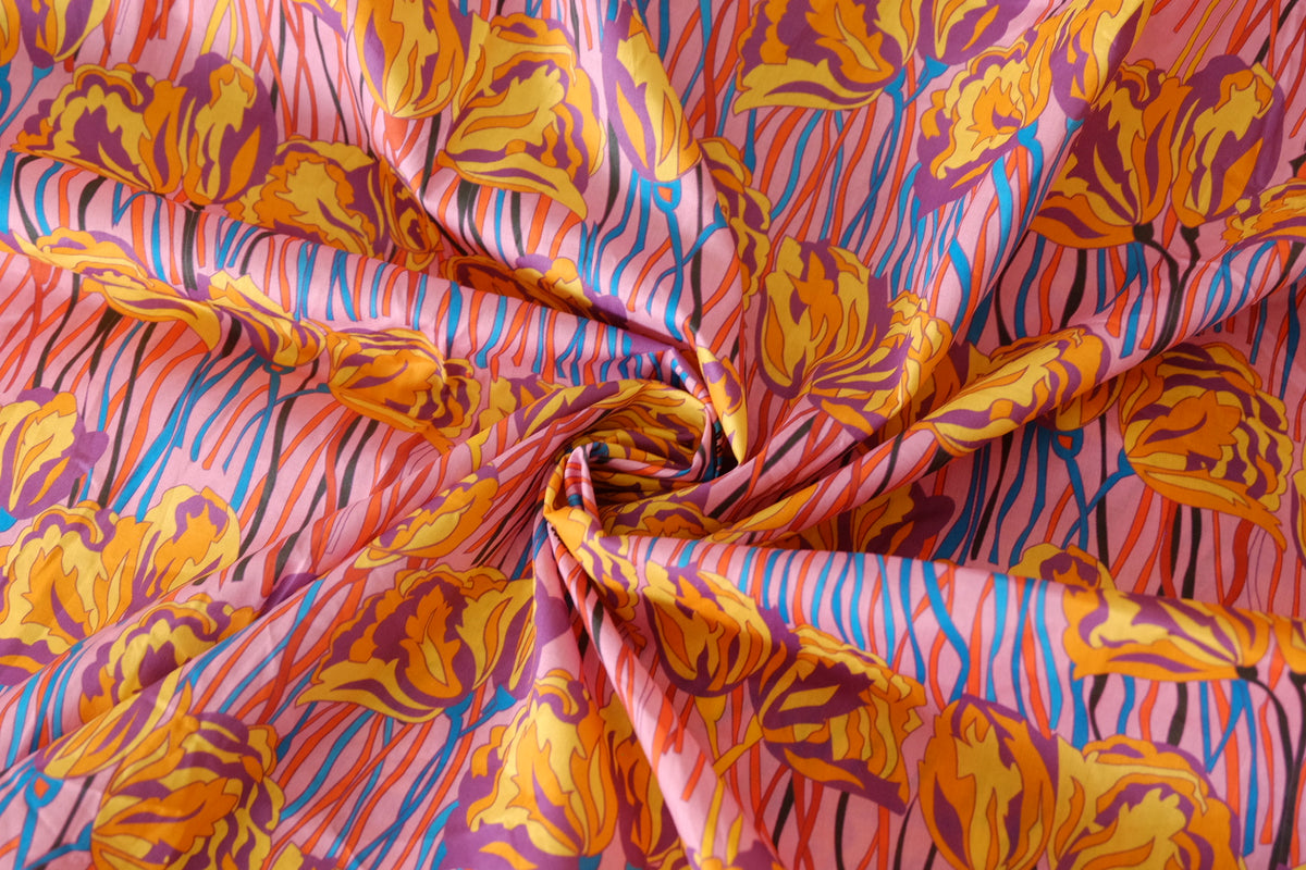 Golden Tulip Cotton Lawn – 2 yd