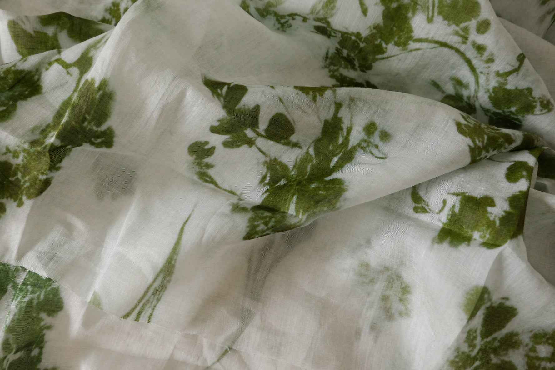 Green Shadow 100s Pure Ramie — 2.19 yd