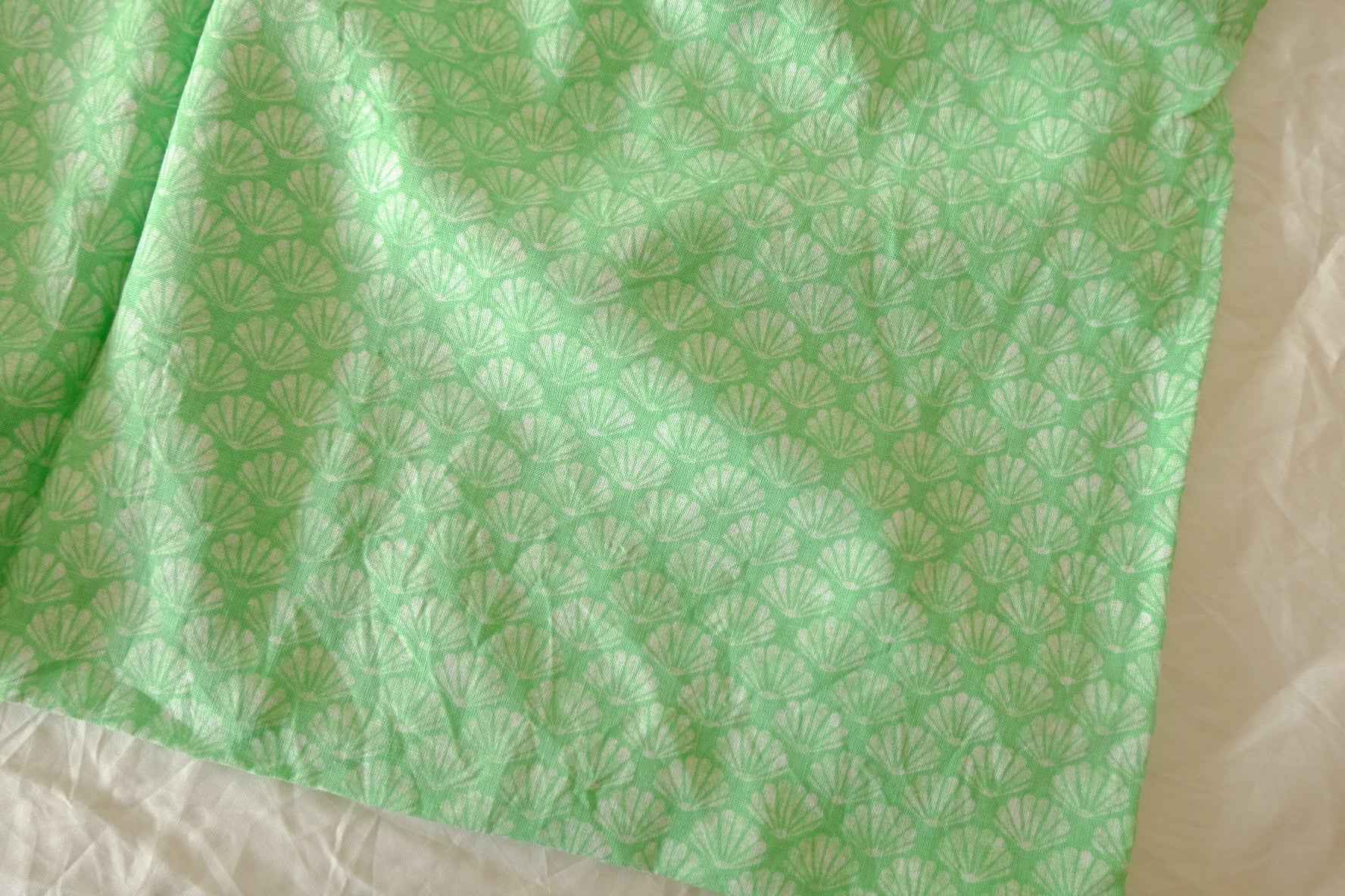Mint Fan Cotton Linen – 2.41 yd
