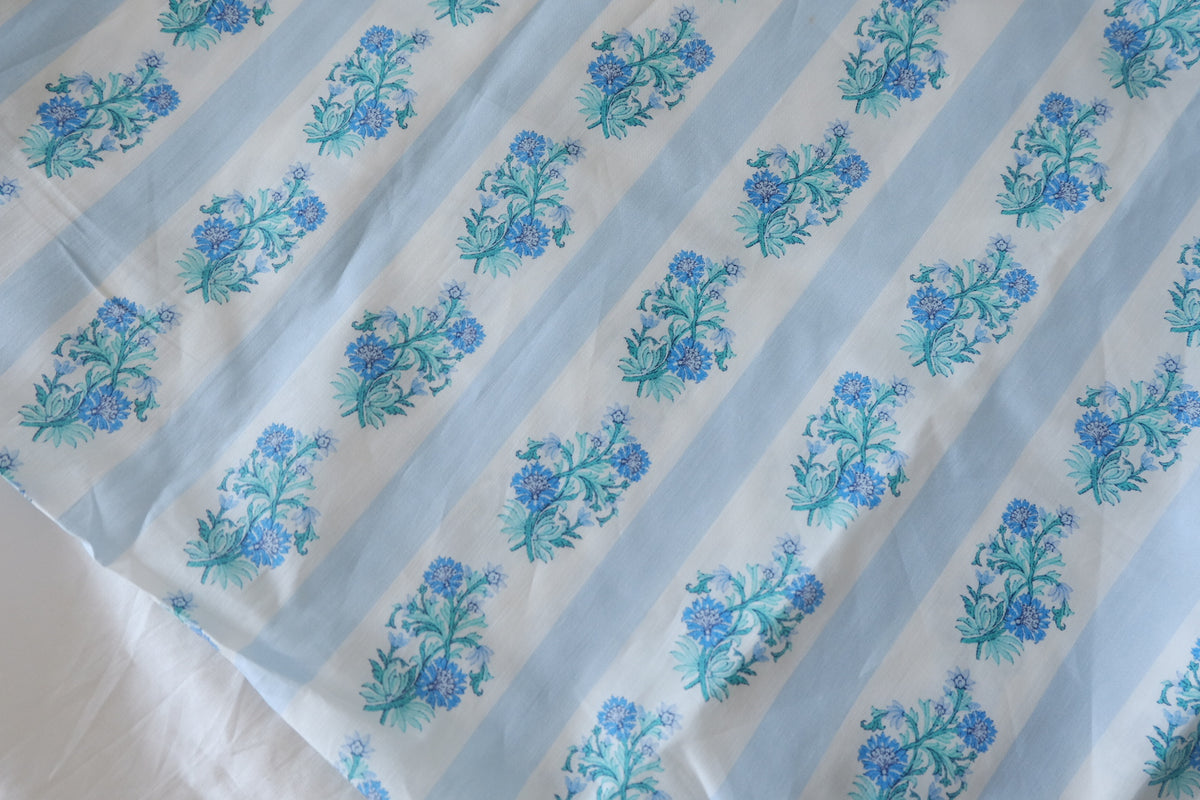 Blue Porcelain Garden – Fine Cotton Poplin | 2.2 yards