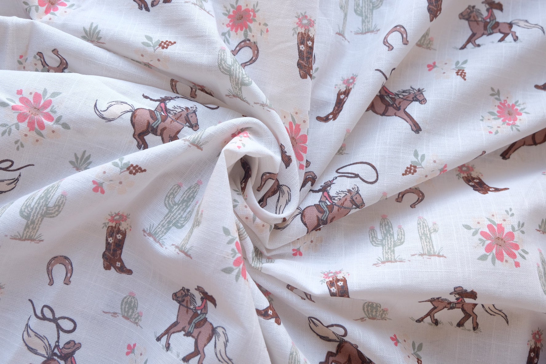 Western Cowboy Cotton Linen – 2.2 yd