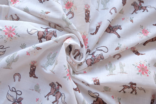 Western Cowboy Cotton Linen – 2.2 yd
