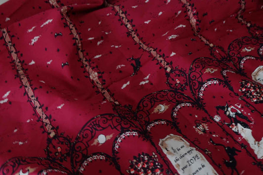 Plum Witching Hour Double Border Fabric – 2.2 yd
