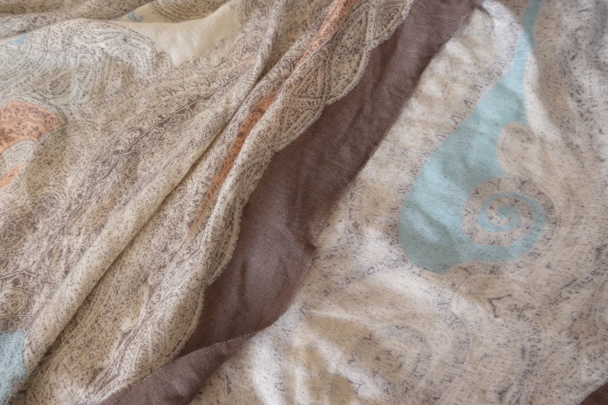 Vintage Paisley – Ultra-Lightweight Cotton Jersey Panel | 2.3 yards
