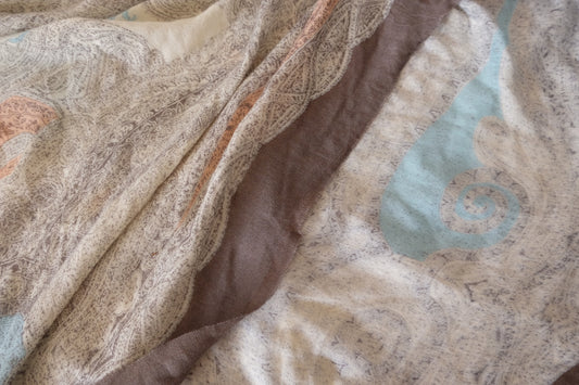 Vintage Paisley – Ultra-Lightweight Cotton Jersey Panel | 2.3 yards