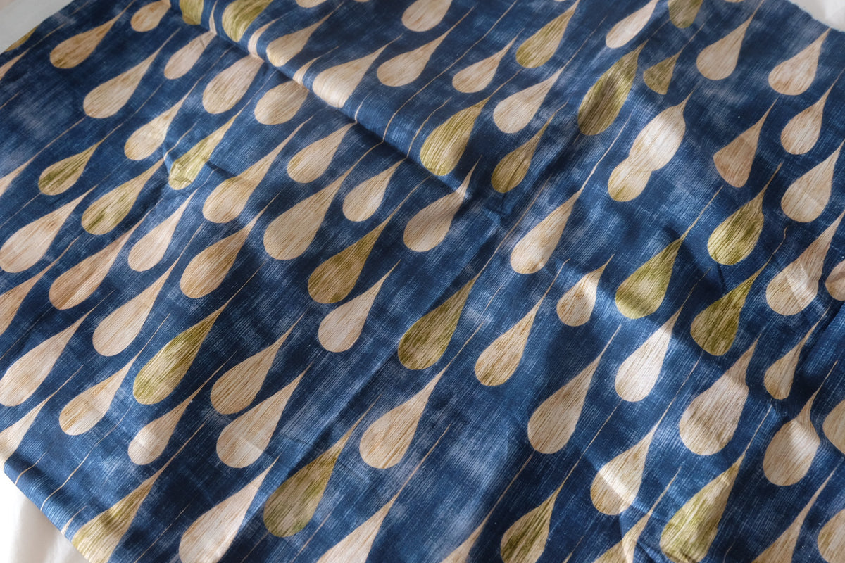 Indigo Raindrop Quilting Cotton – 1.1 yd