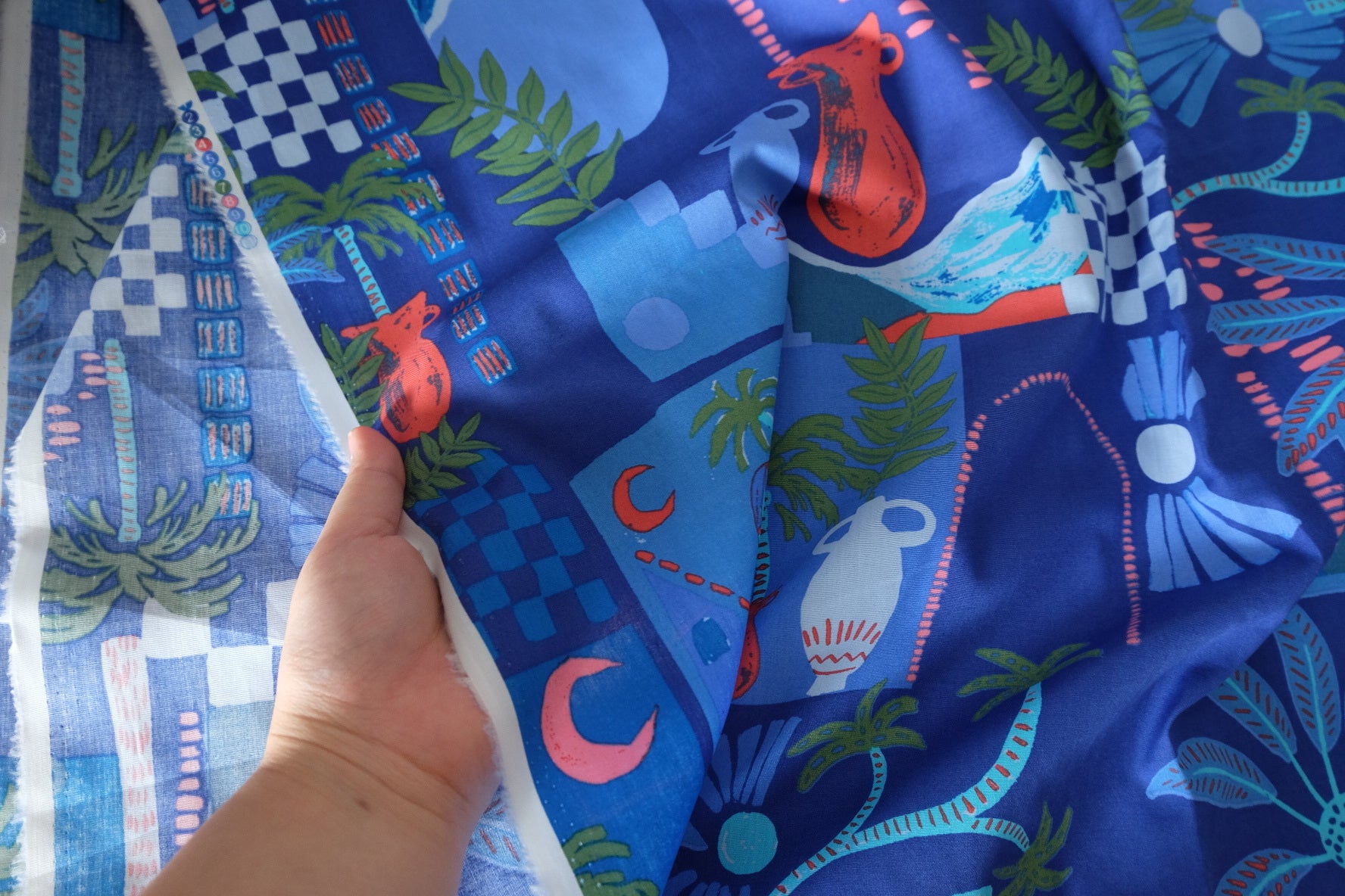 Tropical Night Cotton Fabric – 2.2 yd