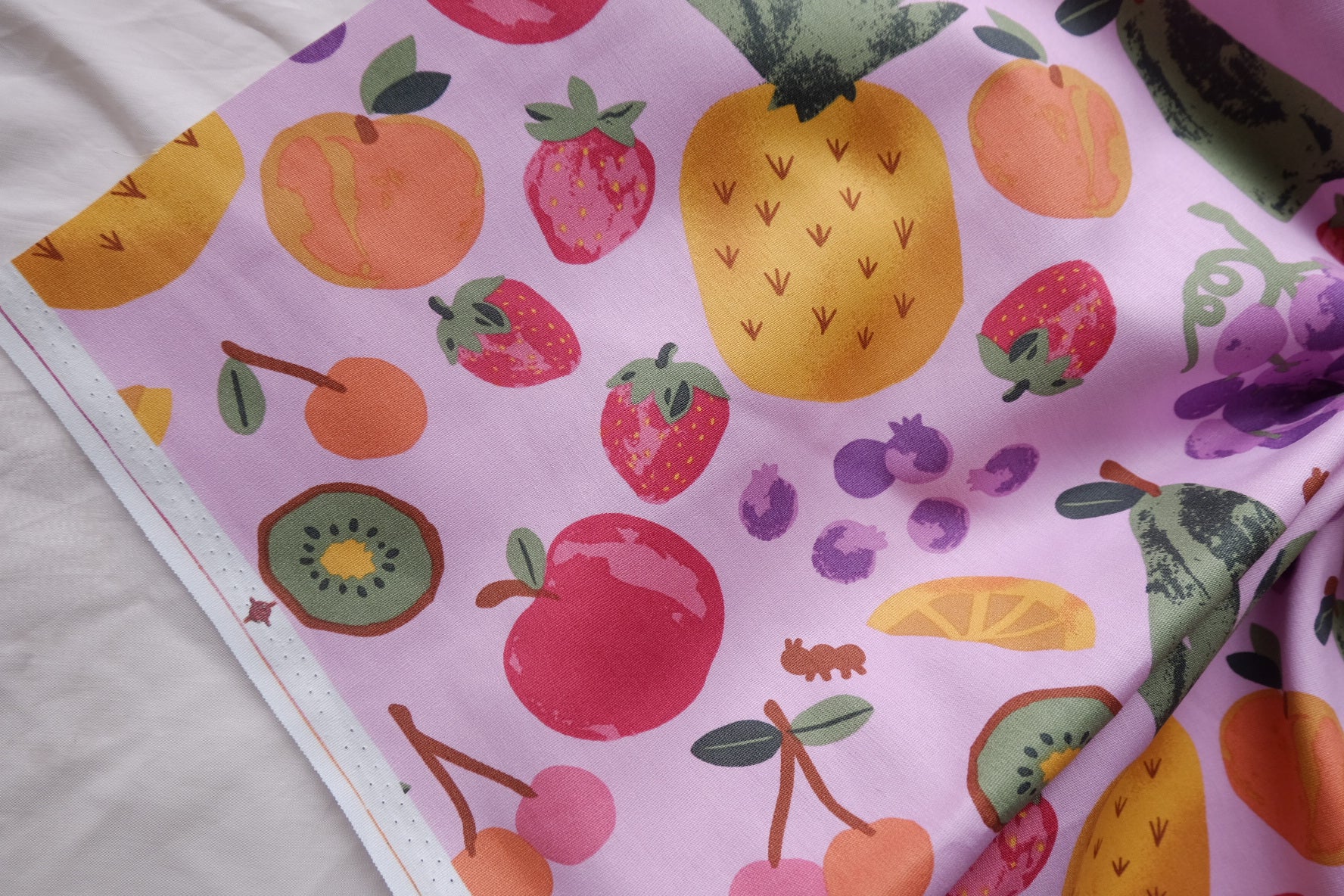 Playful Fruit Cotton Canvas – 2.2 yd