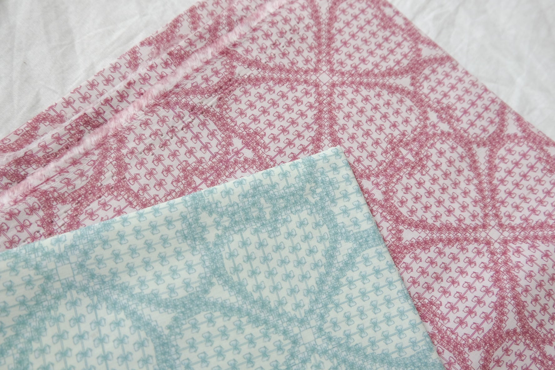 Soft Geometric Cotton Lawn Bundle — 3.5 yd Total