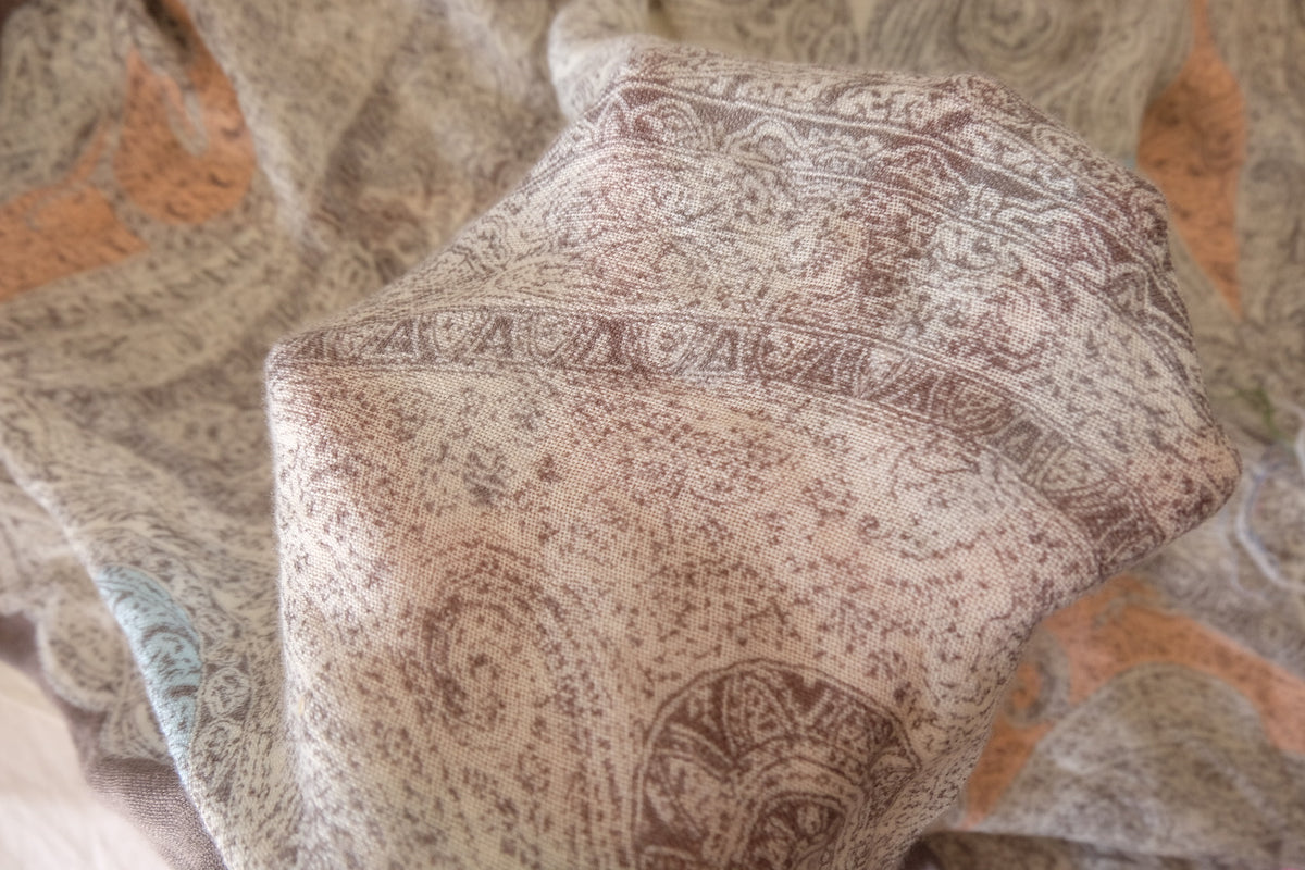 Vintage Paisley – Ultra-Lightweight Cotton Jersey Panel | 2.3 yards