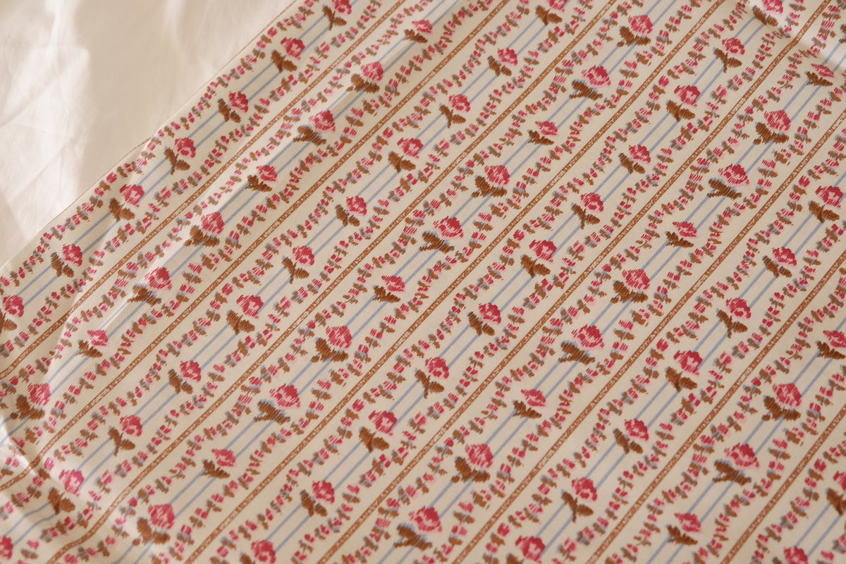Vintage Rose Ribbons – Soft Cotton Lawn – 3.3 yd