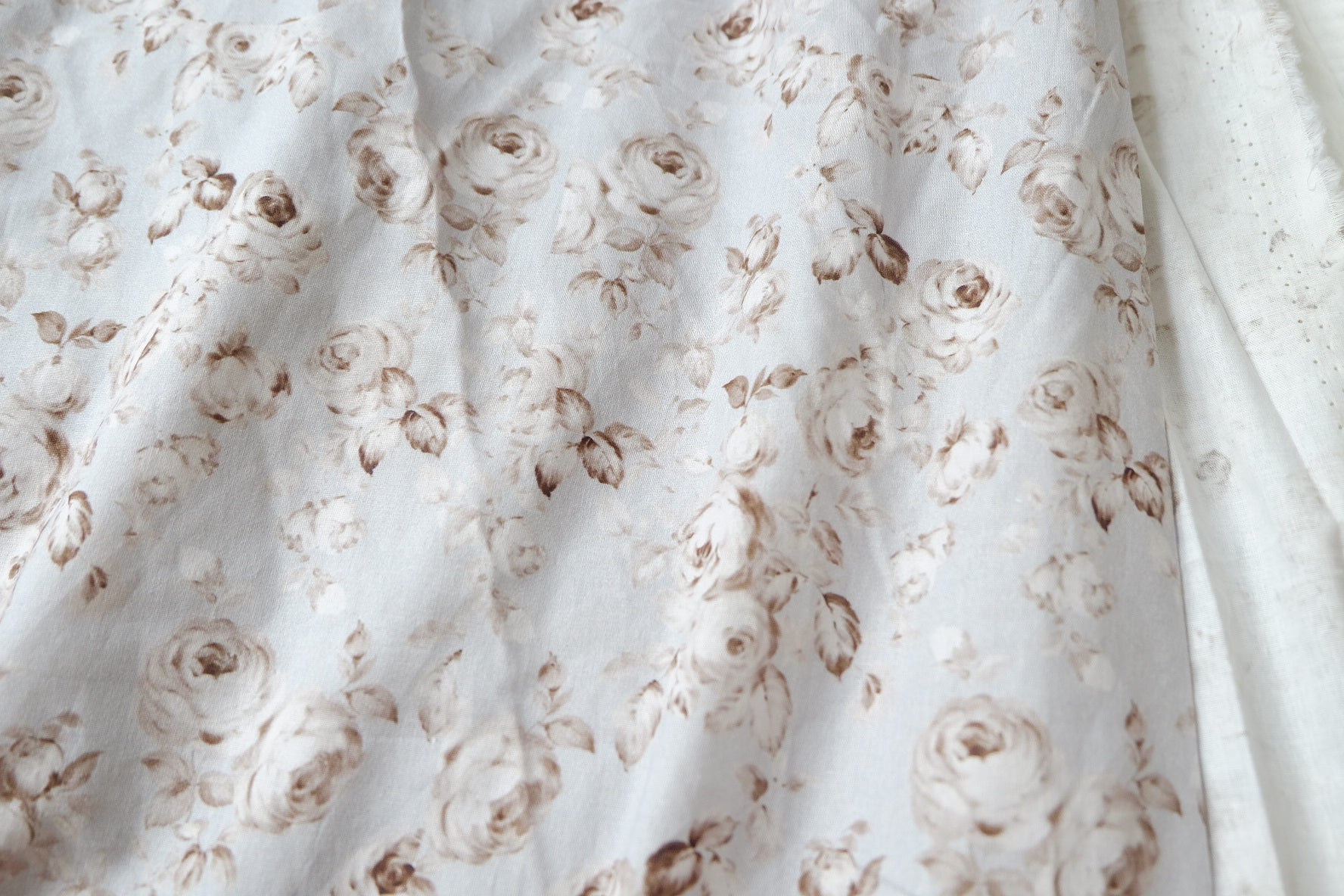 Soft Vintage Rose Cotton, 2.7 Yards