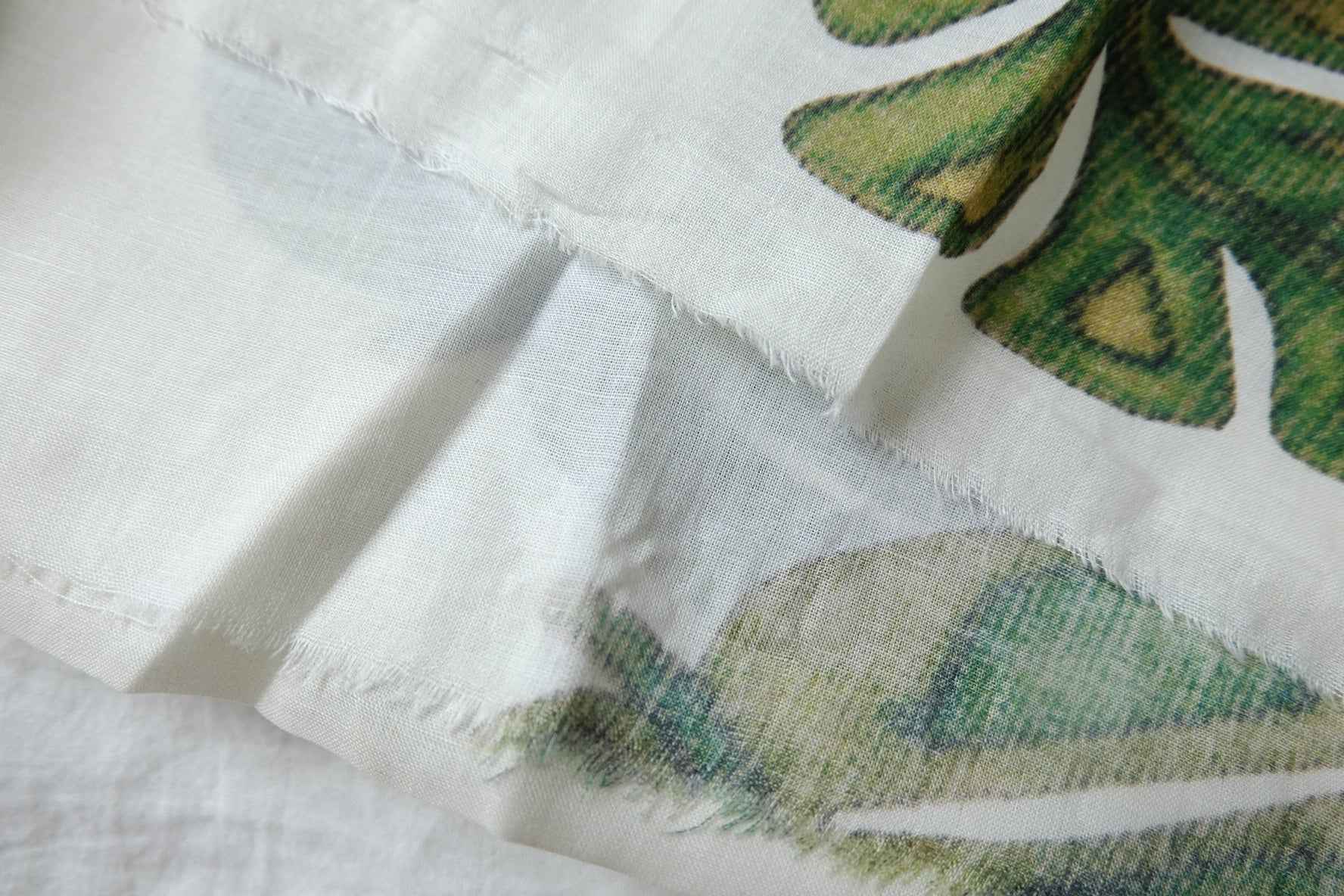 Monstera Leaf Tencel Ramie-Blend Fabric - 1.64 yd