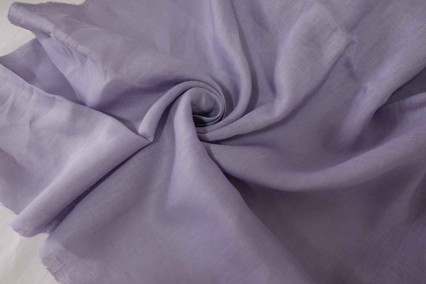 Dusty Lavender Pure Linen Fabric – 1.6 yd
