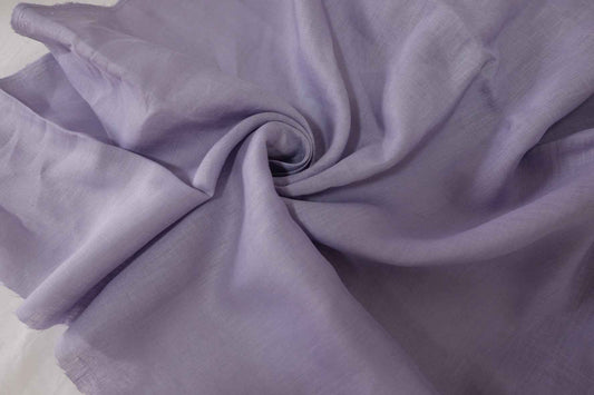 Dusty Lavender Pure Linen Fabric – 1.6 yd
