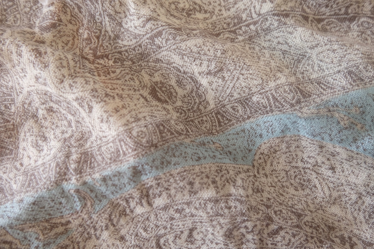Vintage Paisley – Ultra-Lightweight Cotton Jersey Panel | 2.3 yards