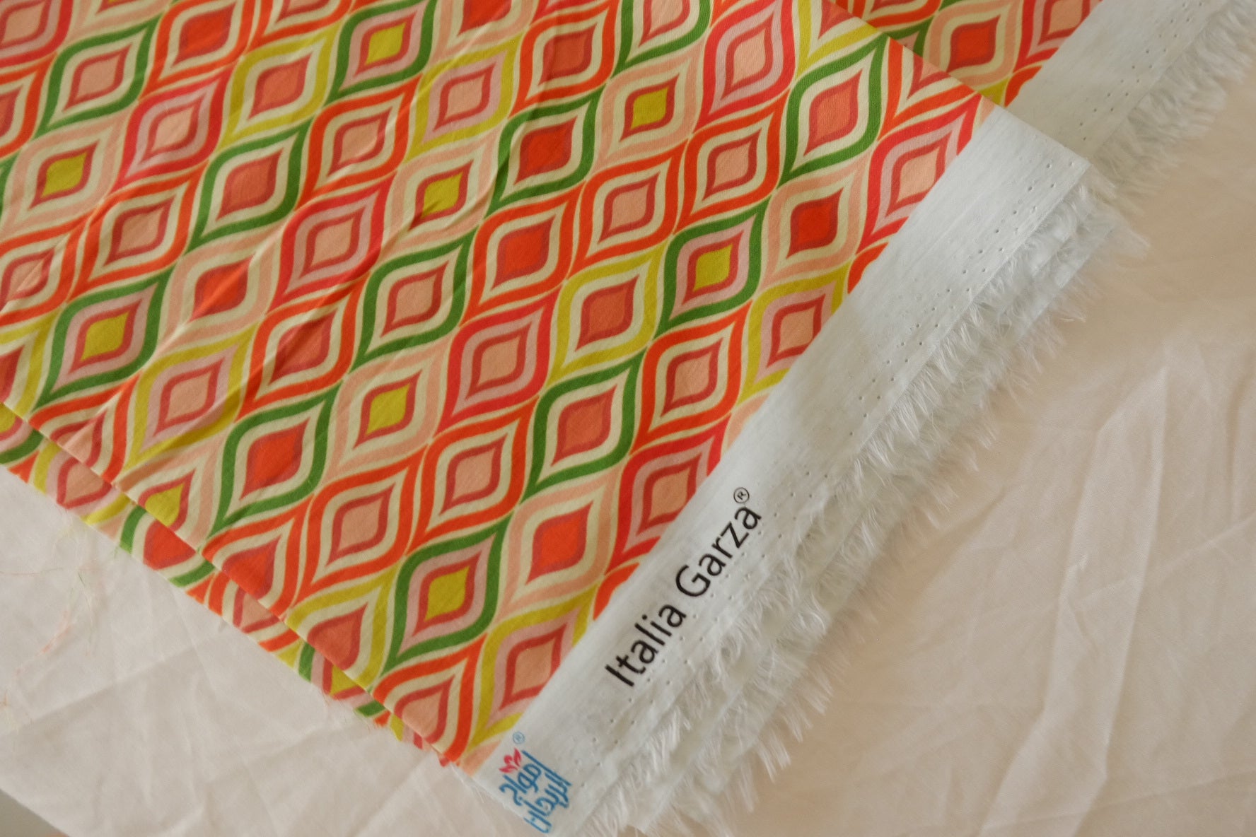 Retro Diamond Cotton Lawn — 1.64 yd