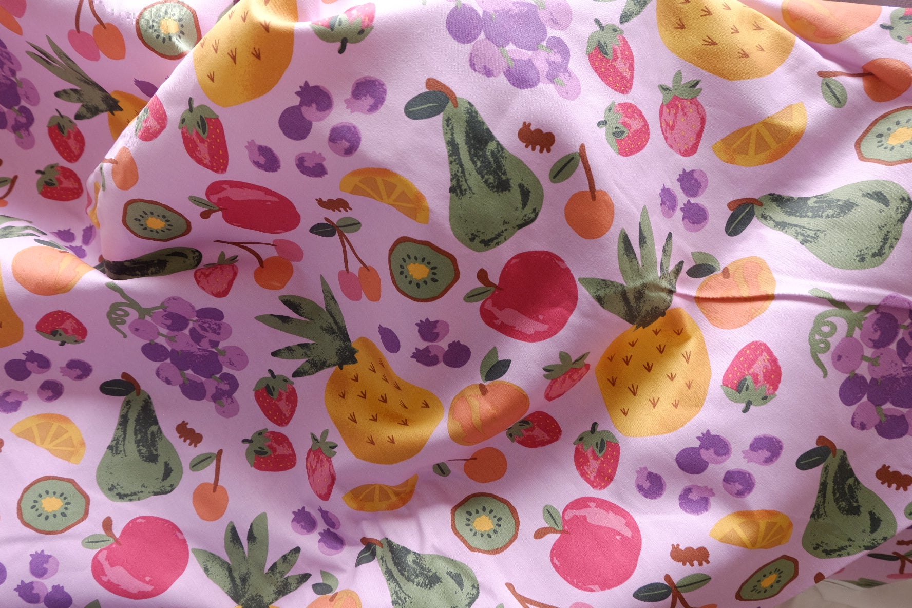 Playful Fruit Cotton Canvas – 2.2 yd