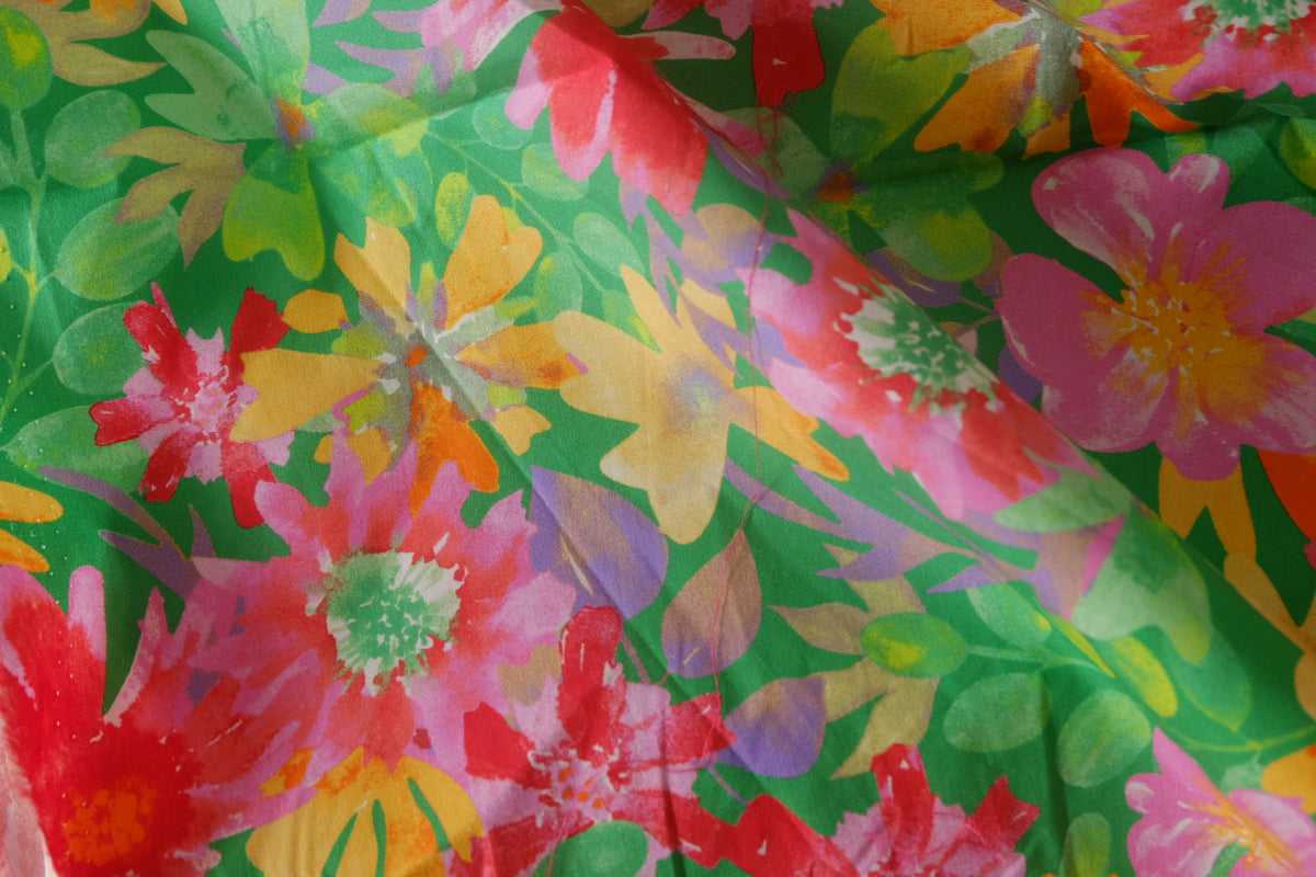 Tropical Garden High-Density Cotton Poplin — 1.97 yd