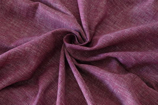 Berry Yarn-Dyed Linen Cotton – 2.2 yd