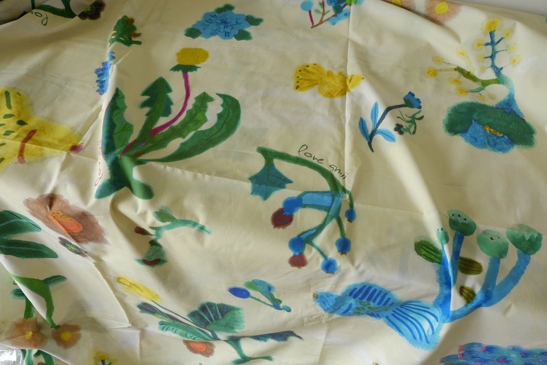 Whimsical Botanical High-Density Cotton Poplin – 2.19 yd