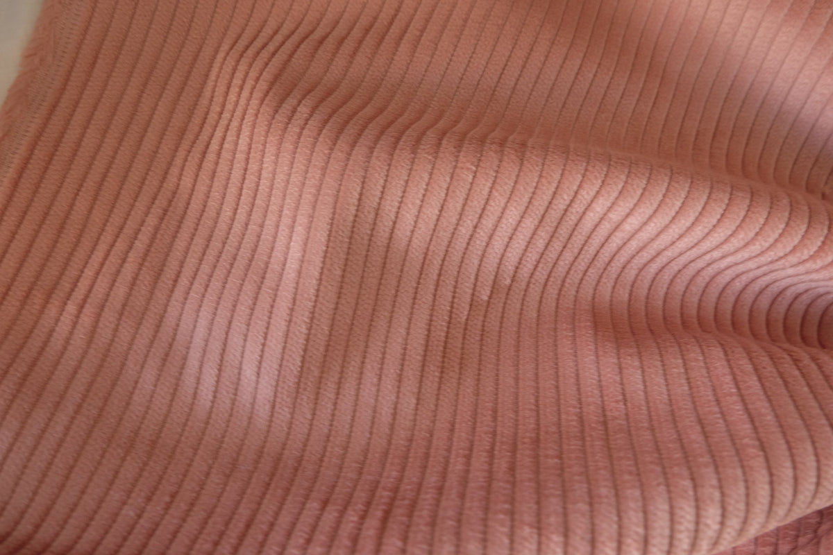 Dusty Rose – Soft Wide Wale Cotton Corduroy Fabric | 2.2 Yards