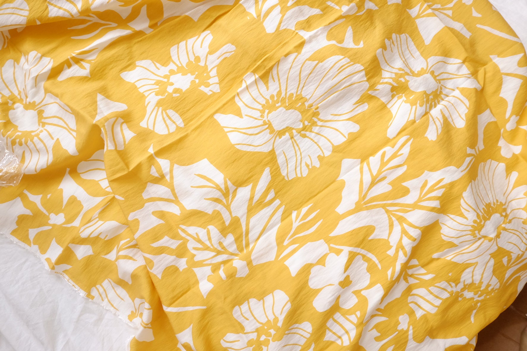 Sunflower Yellow Tencel Cotton, 1.6 Yards