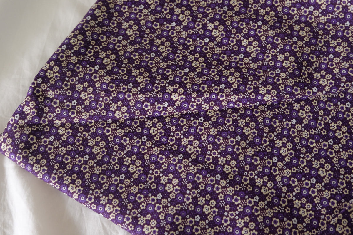 Midnight Violet Ditsy Floral – Cotton Fabric | 2.2 yards