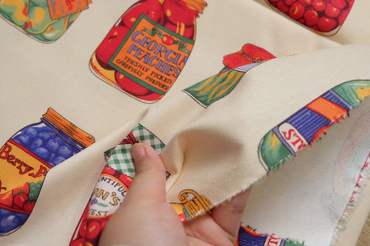 Pantry Jar Cotton Canvas — 1.1 yd