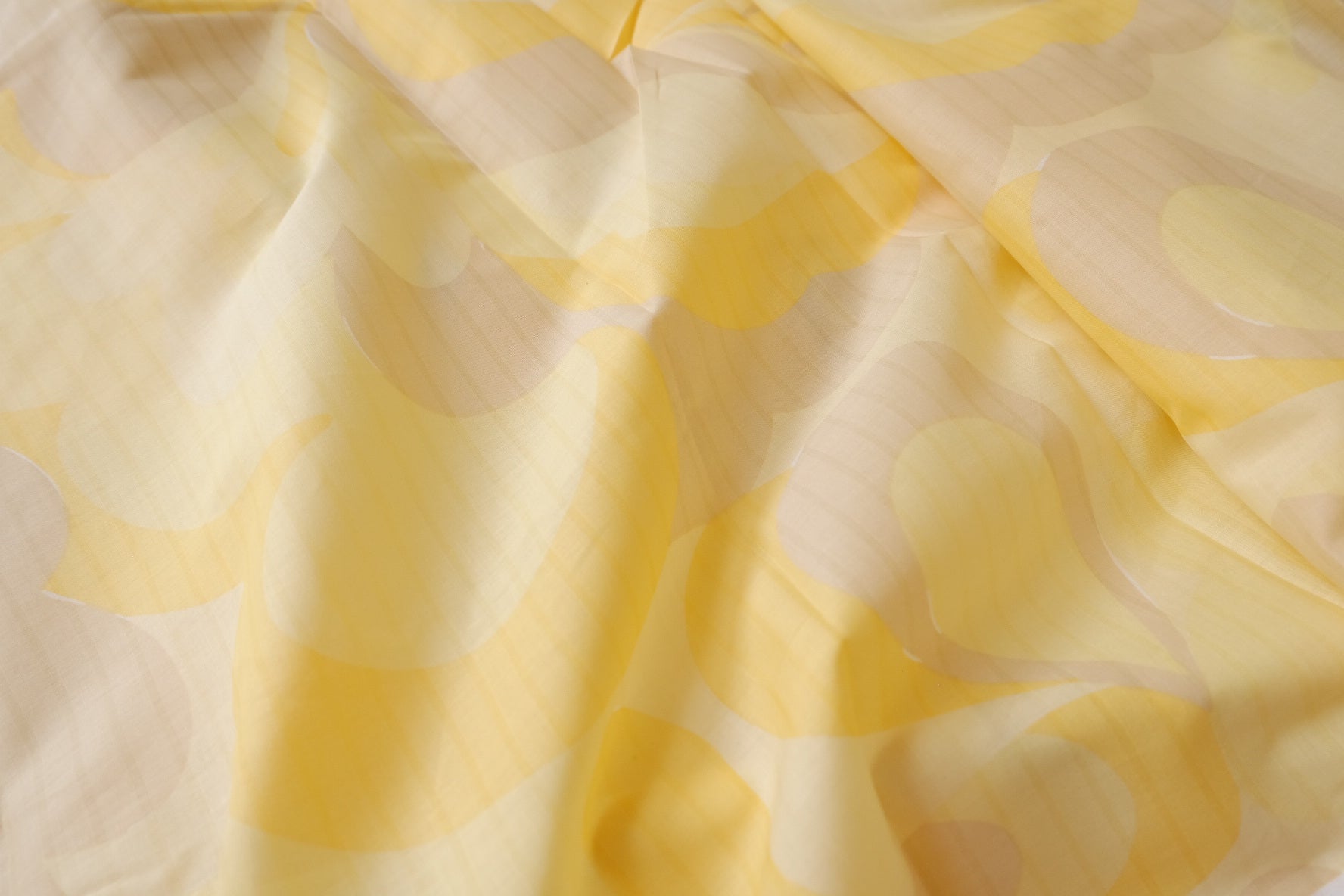 Yellow Shadow Fine Cotton Lawn — 2.19 yd