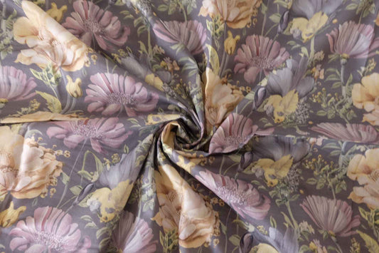 Soft Vintage Floral Cotton Lawn Fabric – 3.3 yd