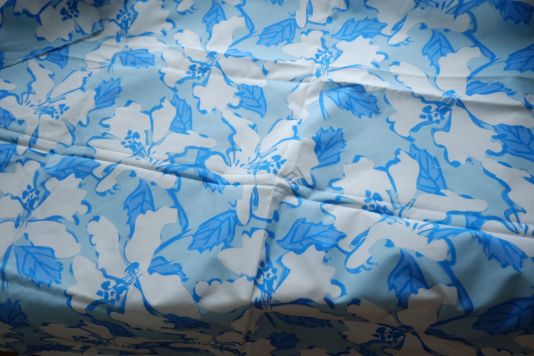 Blue Lily Structured Cotton Poplin – 1.9 yd