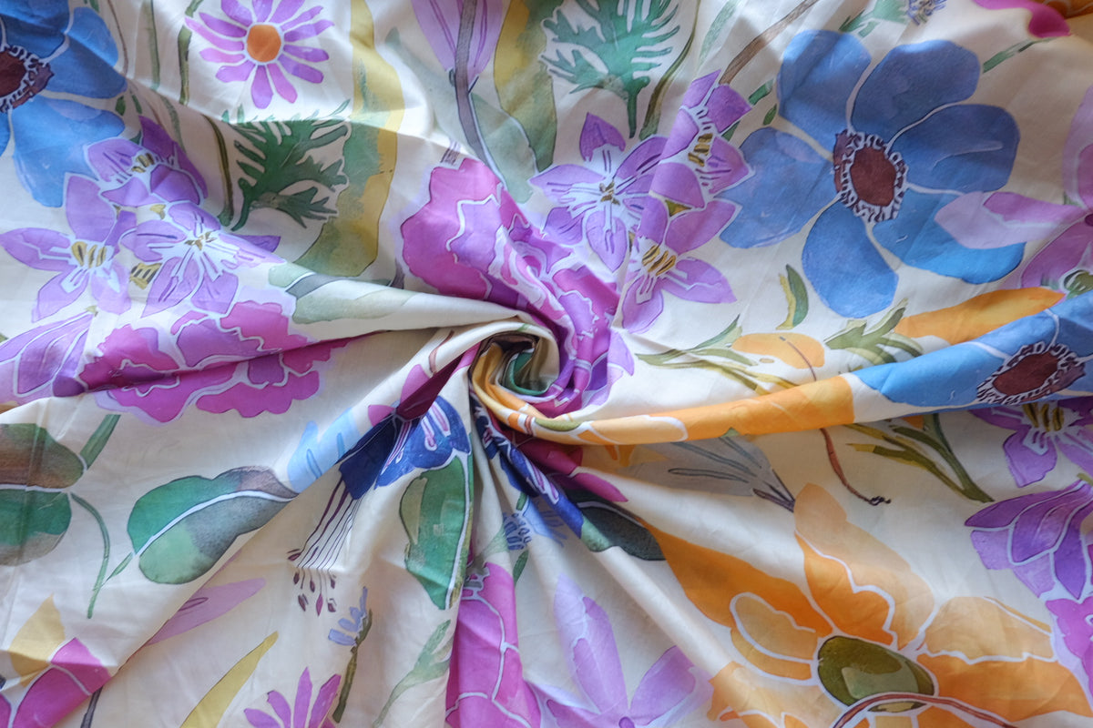 Watercolor Garden Cotton Batiste – 3.3 yd