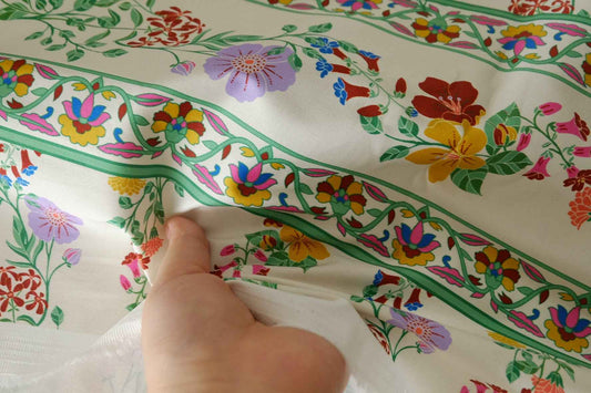 Botanical Border Stretch Cotton Sateen – 2.2 yd